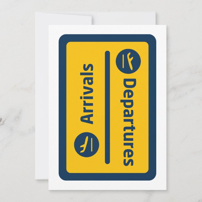 Invitación Llegadas/salidas (Anverso)