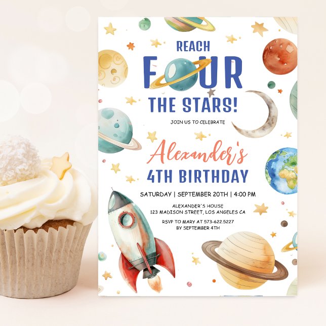 Invitación Llegar a la Galaxia del Niño de las Cuatro Estrell (Subido por el creador)