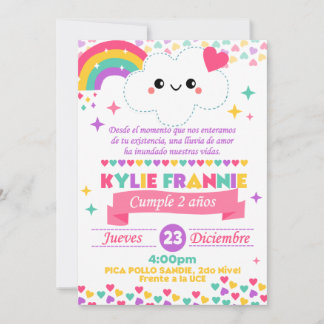 Invitación lluvia de amor 