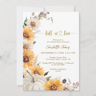Invitación Lluvia De Amor Girasoles Margaritas Despedida De S
