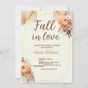 Invitación Lluvia de Amor para Despedida de Soltera Floral de