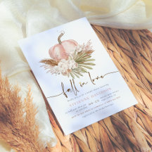 Lluvia de Amor Rosa Tostado Boho Calabaza Despedid