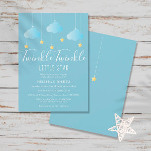 Invitación Lluvia de Bebé / Baby Shower de Twinkle Twinkle Li
