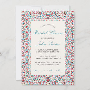 Invitación Lluvia de Boda de Lujo Metálico Brillante Geométri