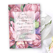 Lluvia de boda de peonías rosas vintage