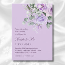 Lluvia de Boda Floral Lila Peonía