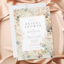 Lluvia de Boda Romántica Neutral Vintage Hortensia