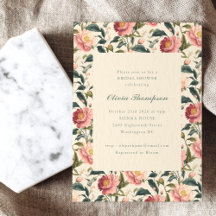 Lluvia de Boda Rústica de Campo Flor Rosa Clásica