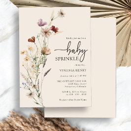 Invitación Lluvia de Boho Baby