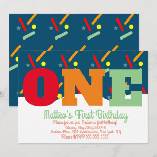 Invitación Lluvia de colores Cumpleaños colorido