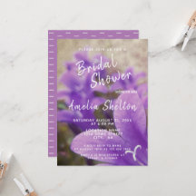 Lluvia de flores de Campanas Moradas para Boda