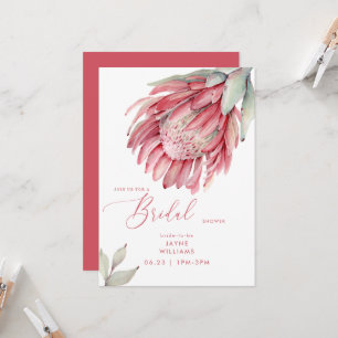 Invitación Lluvia de Novia Floral Australiana Colorida