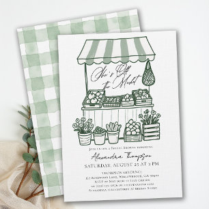 Invitación Lluvia de Regalos de Boda Caligrafía Despedida de