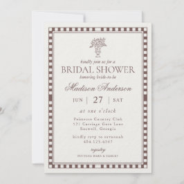 Invitación Lluvia de Regalos de Boda Cuadrada de Arlequín Mar
