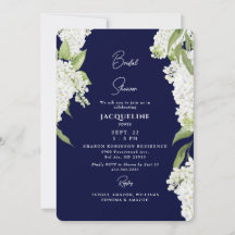 Lluvia de Regalos de Novia con Hortensias Blancas 