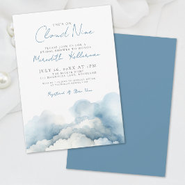 Invitación Lluvia de regalos para la novia en las nubes
