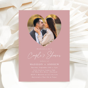 Invitación Lluvia De Regalos Para Pareja Foto De Corazón De R