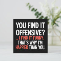 ¿Lo Encuentras Ofensivo? Humor Divertido Sarcástic