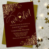 ¡Lo Hacemos! Elegante amigo Auburn Brown y Boda de