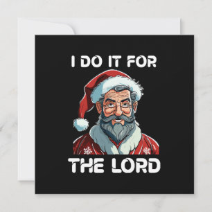 Invitación Lo Hago Por El Señor Regalo De Navidad Cristiano