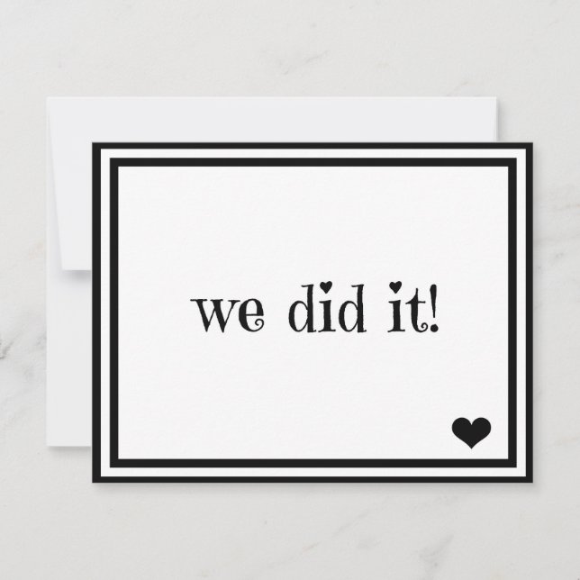 Invitación Lo Hicimos (Anverso)