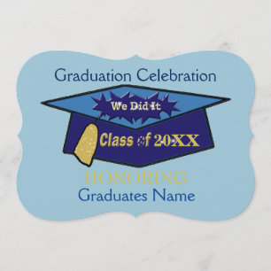 Invitación Lo hicimos celebración de la graduación de los