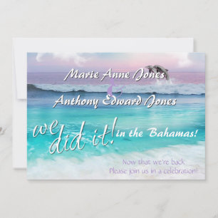 Invitación Lo hicimos - HERMOSO AMIGO TROPICAL DEL OCÉANO