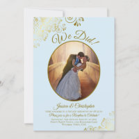 ¡Lo Hicimos! Recepción de Boda Azul Polvo y Encaje