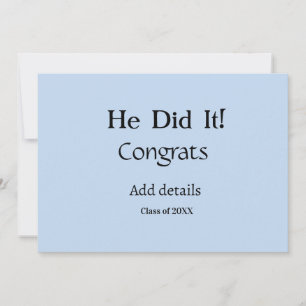 Invitación lo hizo felicitaciones graduación agregar nombre d