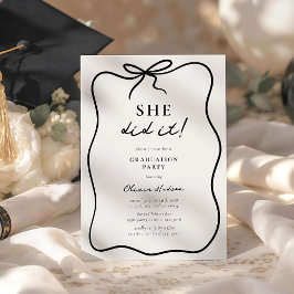 Invitación ¡Lo Hizo! Fiesta de Graduación