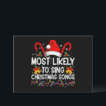 Invitación Lo Más Probable Es Cantar Canciones De Navidades<br><div class="desc">Lo Más Probable Es Cantar Canciones De Navidades</div>