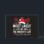 Invitación Lo Más Probable Es Que Esté En La Lista De Navidad<br><div class="desc">Es Muy Probable Que Esté En La Lista De Navidades Que Coinciden</div>