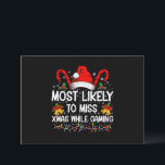 Invitación Lo Más Probable Es Que Se Pierdan Las Navidades Mi<br><div class="desc">Lo Más Probable Es Que Se Pierdan Las Navidades Mientras Los Navidades De Juegos Coinciden</div>