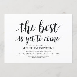 Invitación Lo mejor está por venir, invita el Partido Comprom