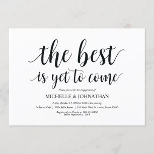 Invitación Lo mejor está por venir, invita el Partido Comprom