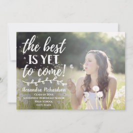 Invitación Lo mejor está por venir para superar la graduación