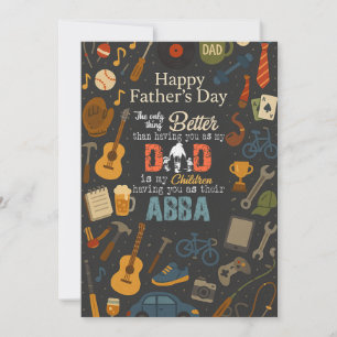 Invitación Lo Único Mejor Que Tener Como Mi Papá Abba