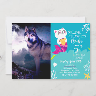 Invitación Lobo lunar