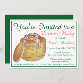 Invitación Lobster Newburg New York City Seafood Dish Cena