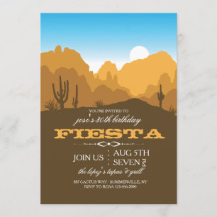 Invitación local del desierto