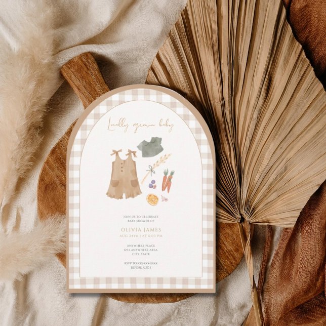 Invitación Locally grown farmer’s market baby shower (Subido por el creador)