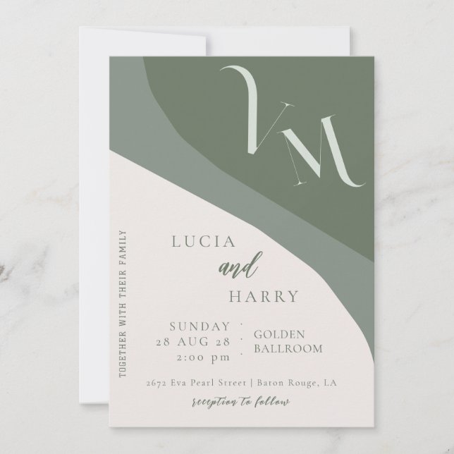 Invitación Loco ahora mismo Boda (Anverso)