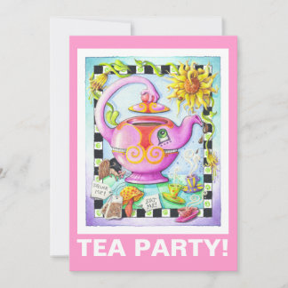 INVITACIÓN LOCO POR LA FIESTA DEL TÉ