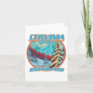 Invitación Logo de Cervinia italy Snowboarding