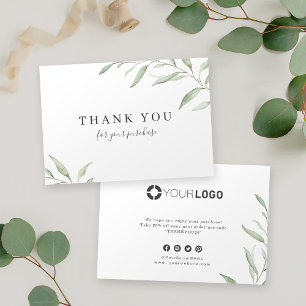 Invitación Logo de negocios minimalista rústico de vegetación