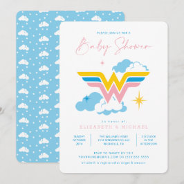 Invitación Logo de Wonder Woman | BABY SHOWER