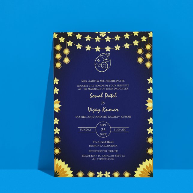 Invitación Logo del Boda hindú Ganesha (Subido por el creador)