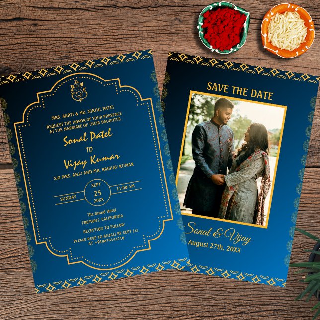 Invitación Logo del Personalizado hindú de Bodas Foto Ganesha (Subido por el creador)