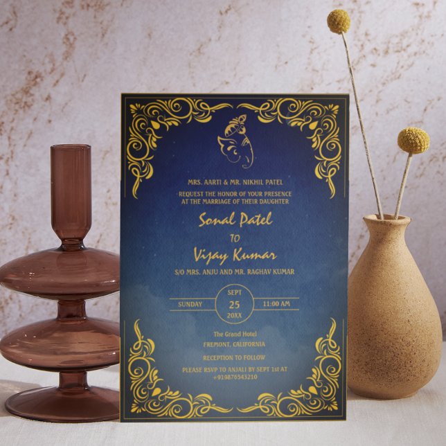 Invitación Logo del Personalizado hindú de Bodas Foto Ganesha (Subido por el creador)