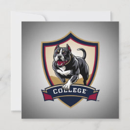Invitación Logo del PitBull College